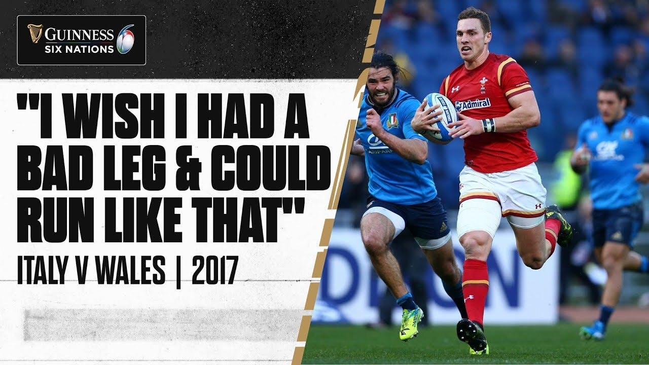 LOOK AT GEORGE NORTH GO!⚡️_ Wales with some stunning counter-attack rugby against Italy