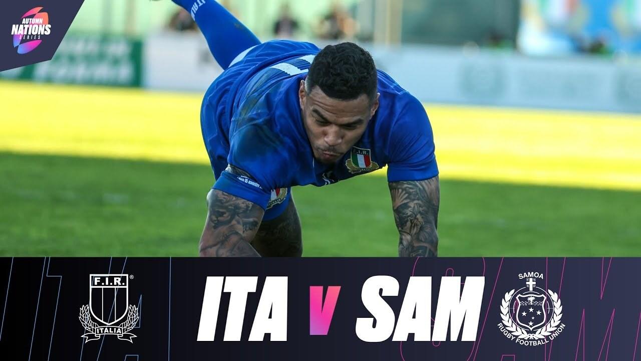 HIGHLIGHTS | Italy v Samoa | 2022 Autumn Nations Series