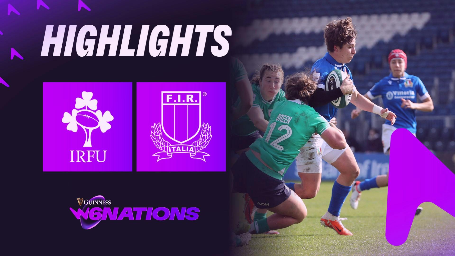 Ireland v Italy Womens Rugby Fixtures Womens Six Nations Guinness