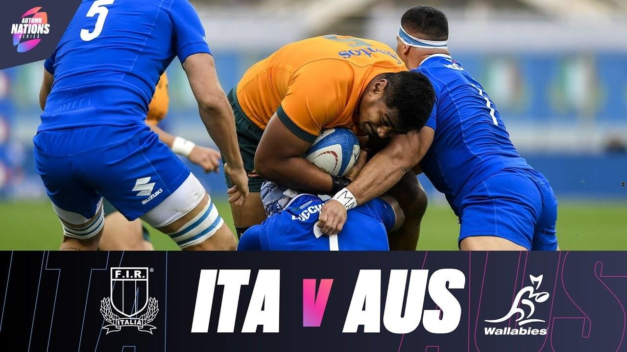 HIGHLIGHTS | Italy v Australia | 2022 Autumn Nations Series