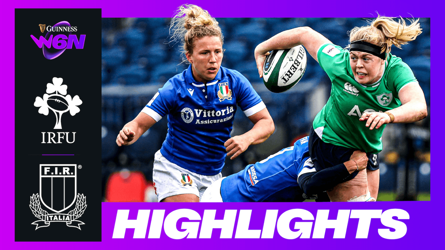 HIGHLIGHTS | GUINNESS WOMEN'S SIX NATIONS | IRELAND V ITALY